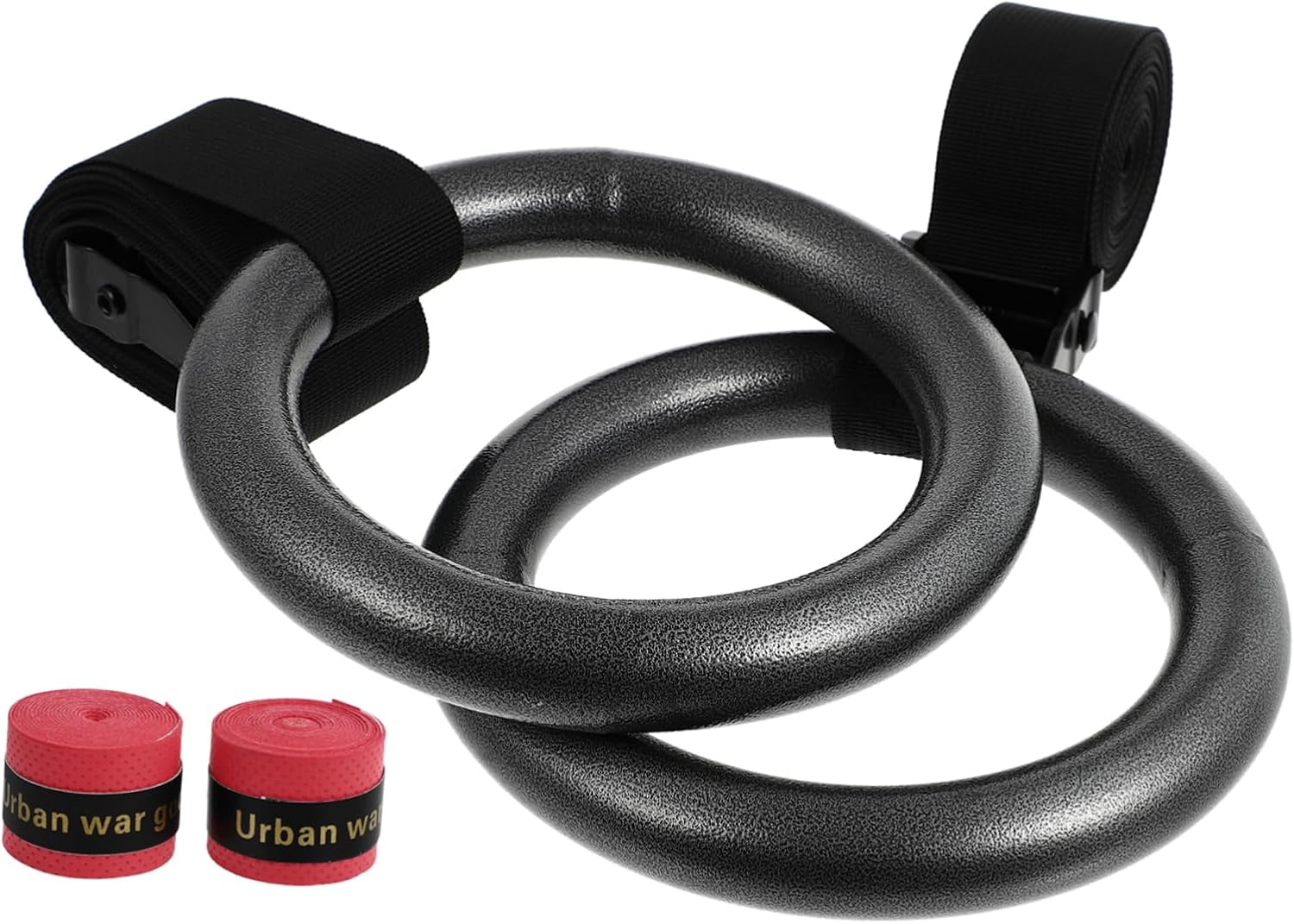 2pcs Home Fitness Rings Adjustable Gymnastics Equipment for Strength Training Material Convenient for Home Use