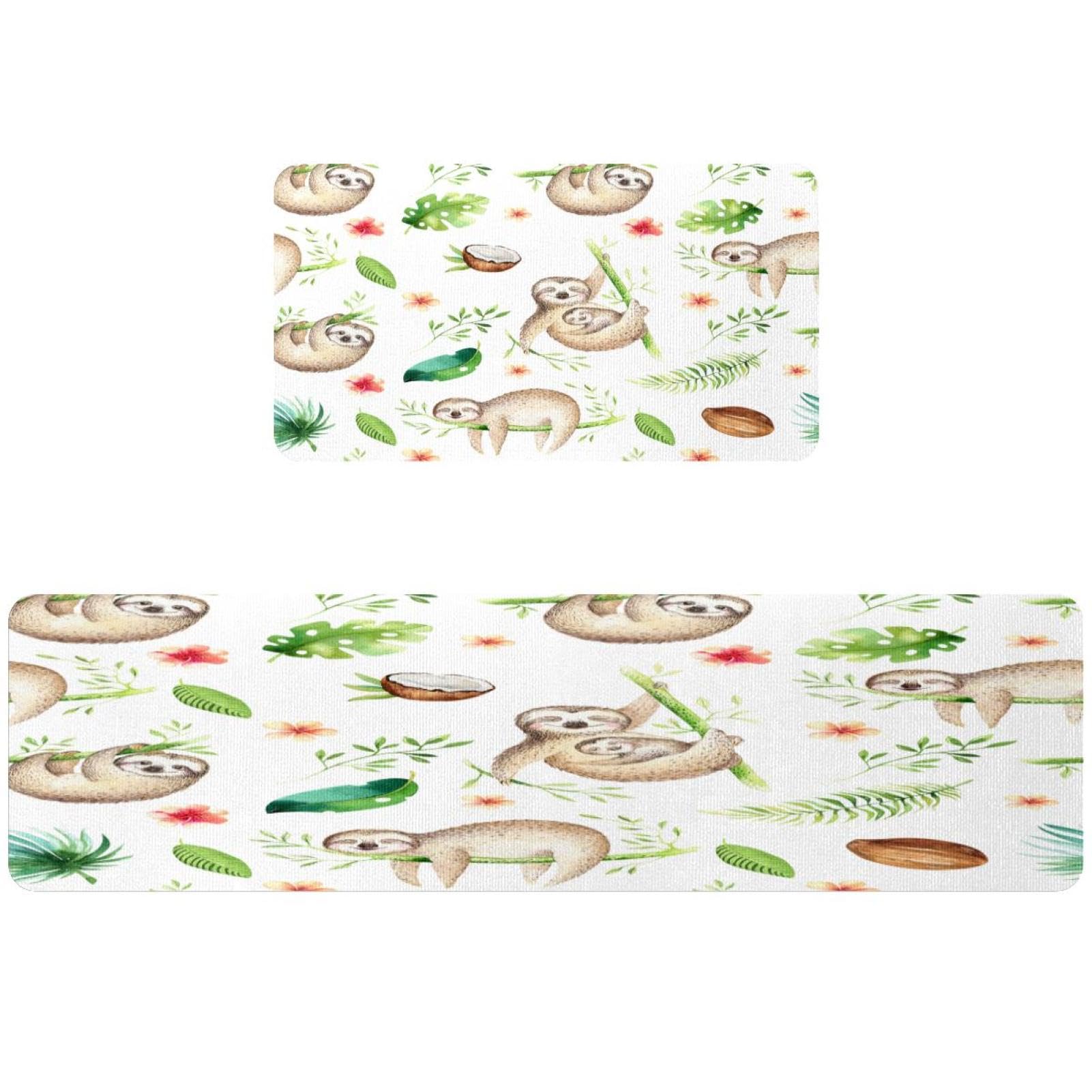 Tapis de cuisine absorbants haut de gamme et lot de tapis lavables durables