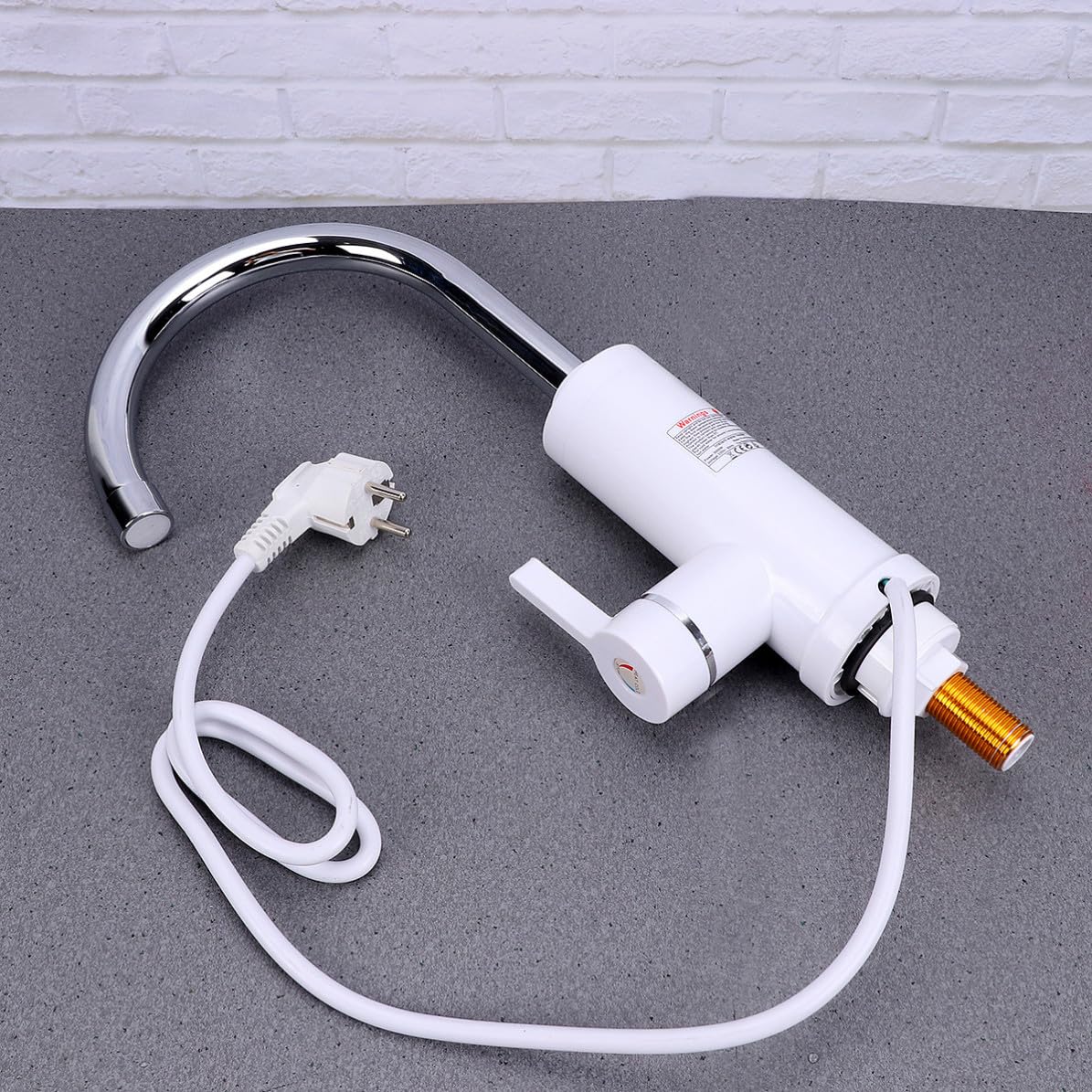 Robinet Inoxydable Instantané 220v en Chaude Acier Eu Plug D'eau Abs