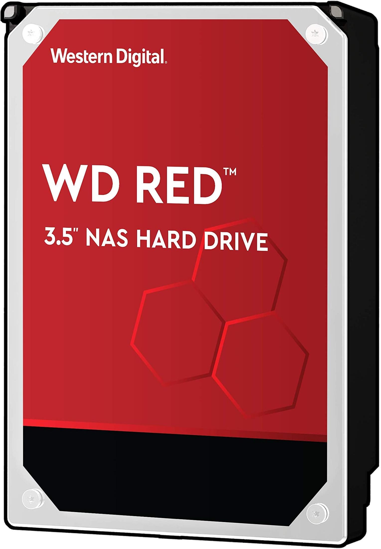 WD Red 4TB NAS Hard Disk Drive - 5400 RPM Class SATA 6 Gb/s 64MB Cache 3.5 Inch - WD40EFRX (Renewed)