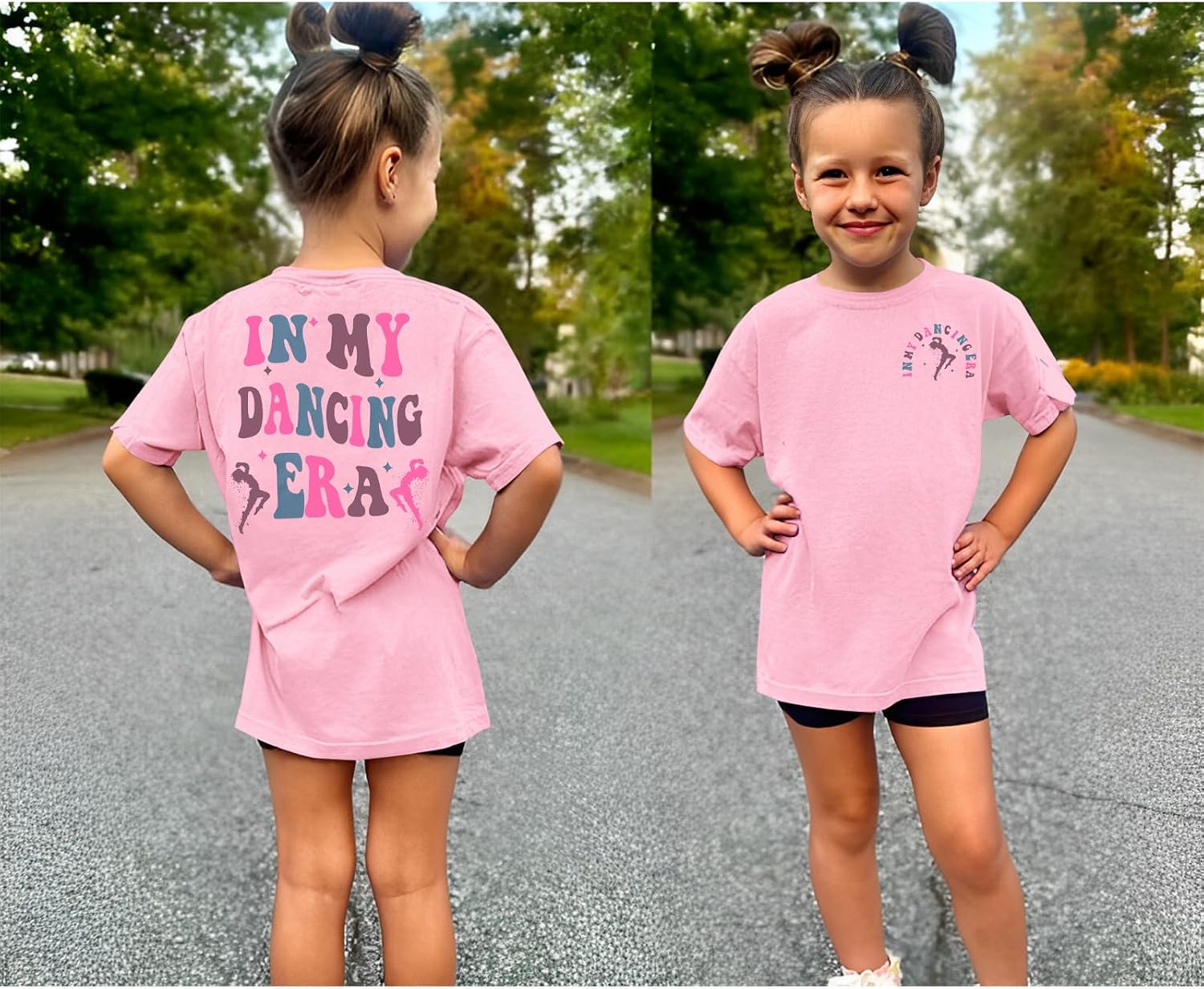 GLIGLITTR in My Dancing Era Shirt for Girls Kids Toddler Dancer Graphic T-Shirt Funny Dance Lover Short Sleeve Summer Tees