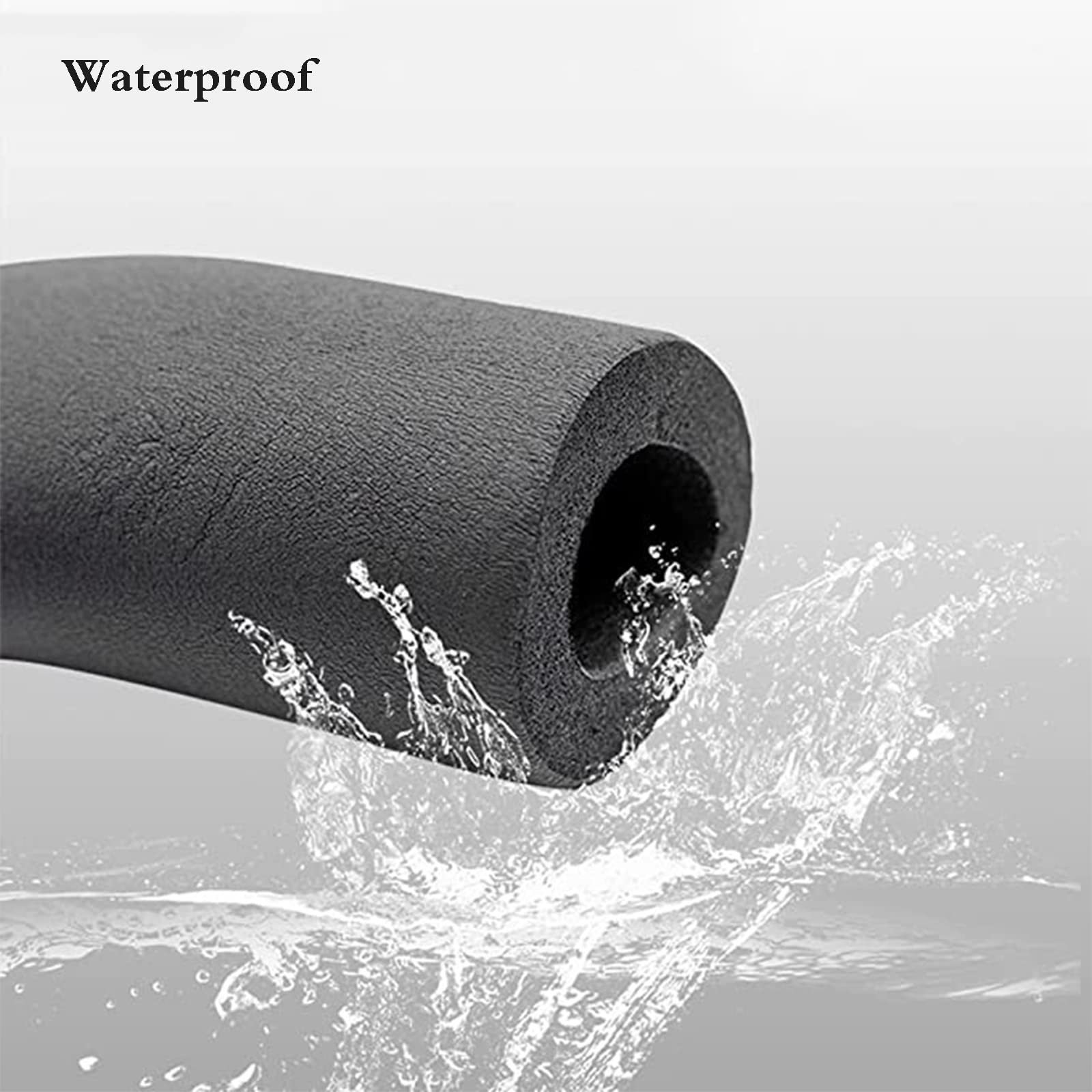 Isolation Tuyaux Tubes En Mousse ID 22/27/34/43/48/60/76/89mm Pour Isoler Tuyau De Pompe À Chaleur En Extérieur 95cm Isolation Tuyaux Thermique