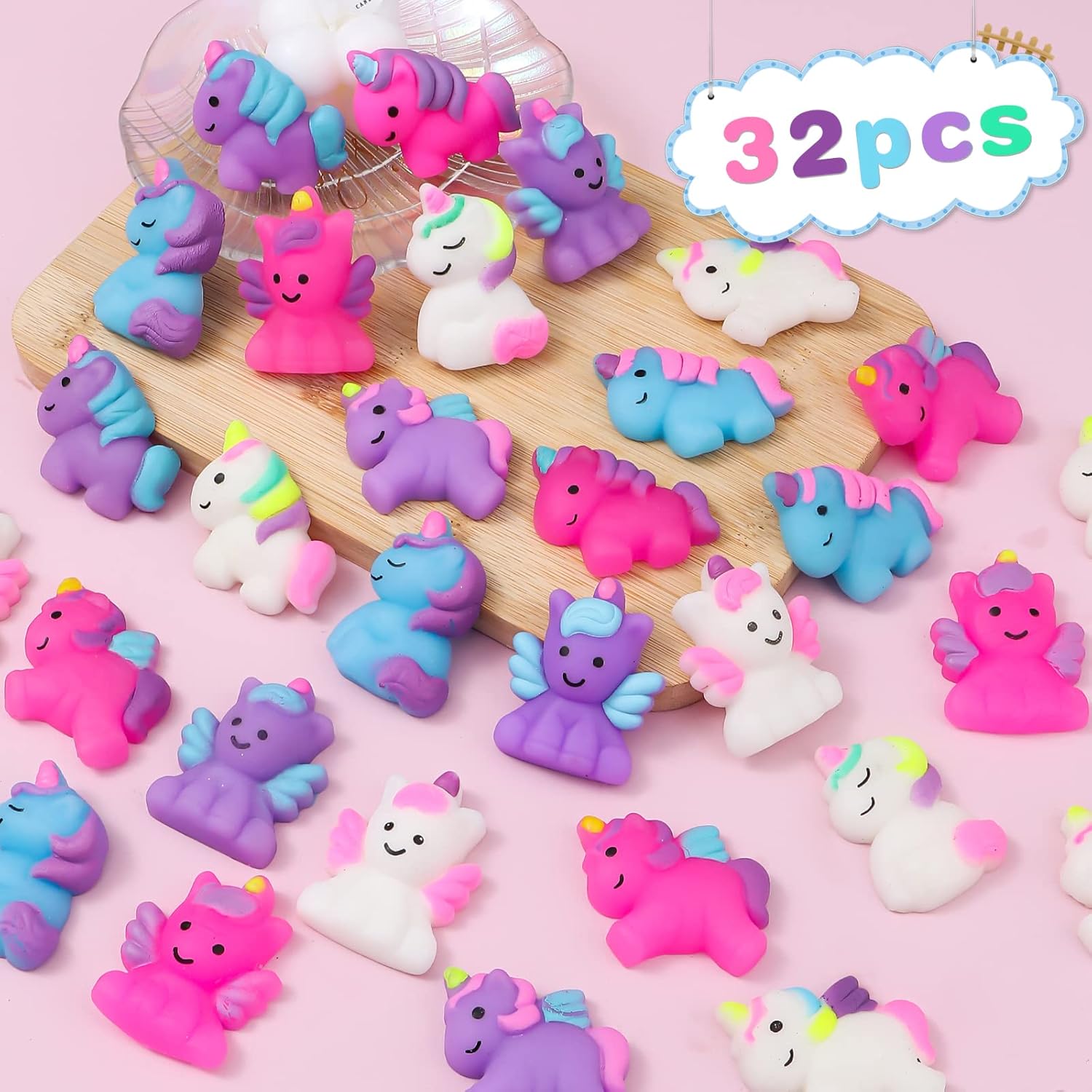 Kaemi 32 Pcs Unicorn Mochi Squishy Toys for Kids Philippines Ubuy