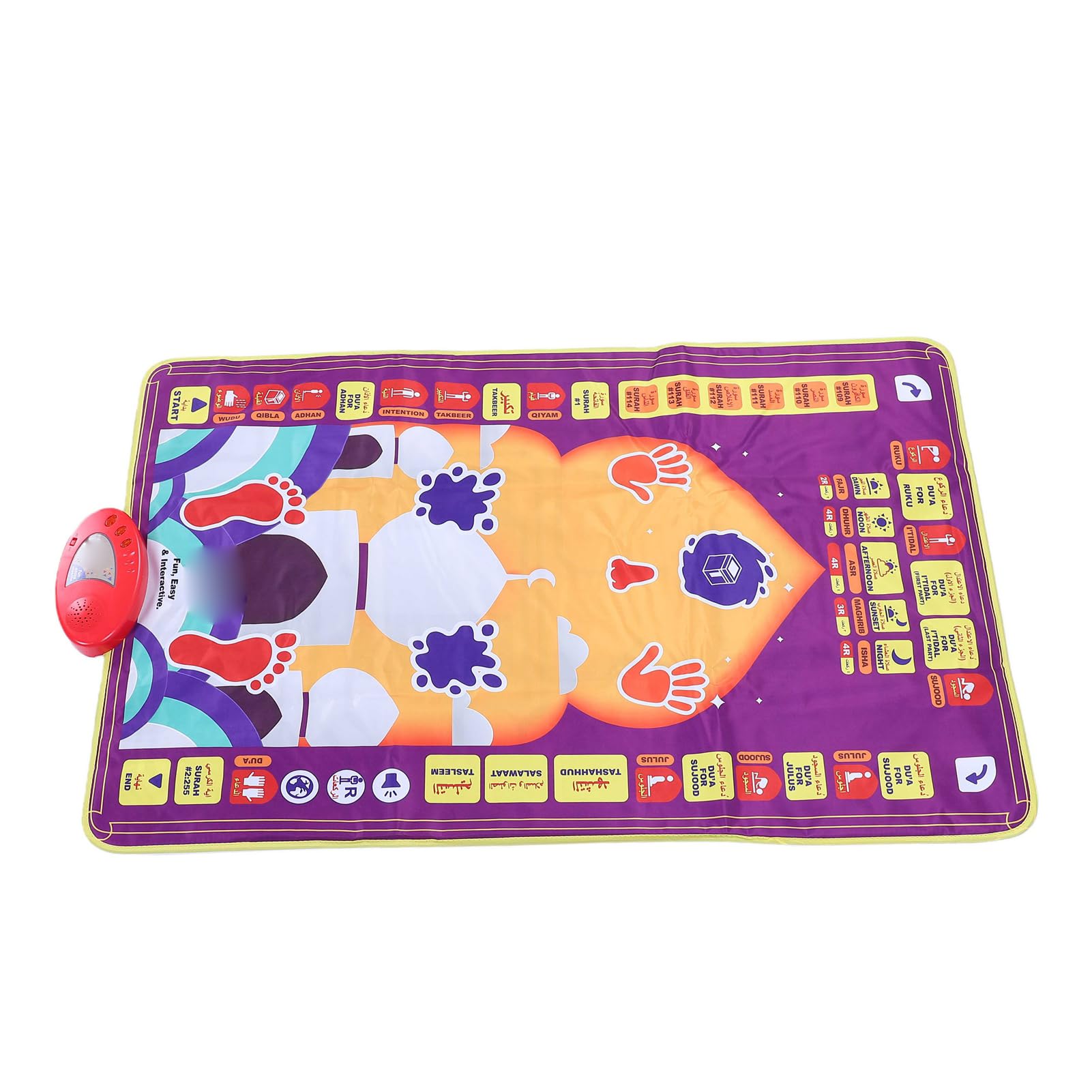 Matybobe Tappeto Educativo per Bambini con Funzioni Interattive