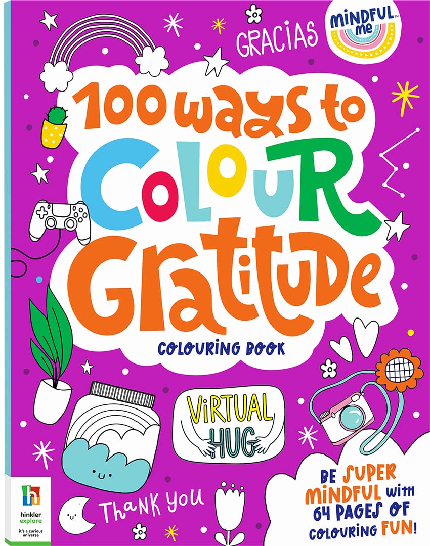 Hinkler Mindful Me 100 Ways to Color Gratitude