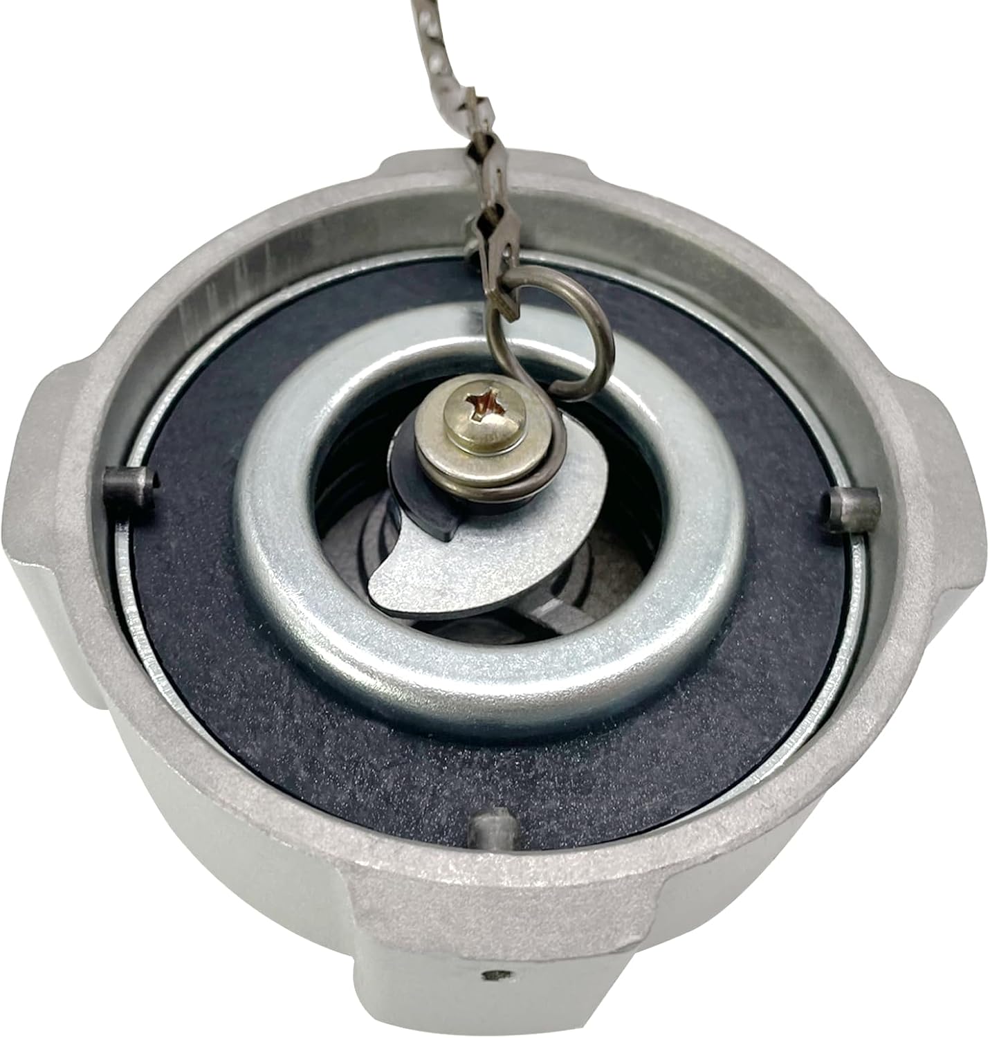 03-37017-002 Aluminum Semi Truck Diese/l Fue/l Tank Locking Gas Cap 2PCS, Fit 1996-2022 Freightliner 108SD 114SD 122SD Argos/y Cascadia Columbia 3 In 1/4 Quarter Turn with Keys & Gaskets