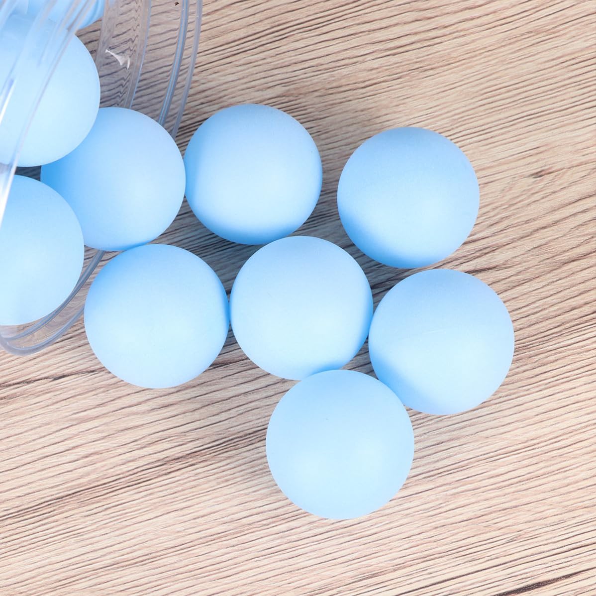 DOITOOL 60 Balones de Ping Pong de 40 Mm sin Costuras, Duraderas y Fáciles de Transportar, Ideales para Tenis de Mesa y Deportes al Aire Libre en Casa