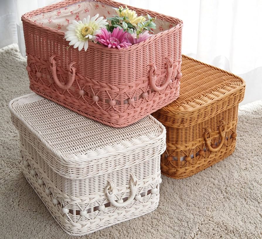 ♡ ヴィンテージ 傘型フラワーバスケット 藤製品 ラタン