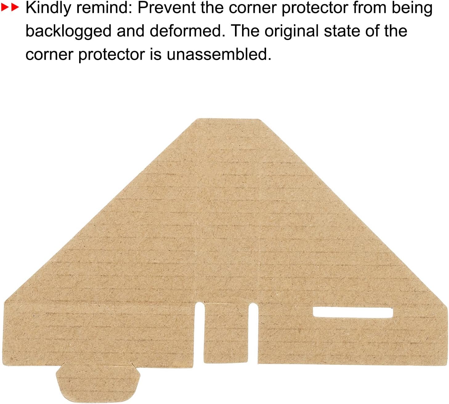MECCANIXITY Adjustable Cardboard Corner Protector, Cardboard Edges Protectors 6x6x2cm for Art, Packing, Shipping Supplies Pack of 40