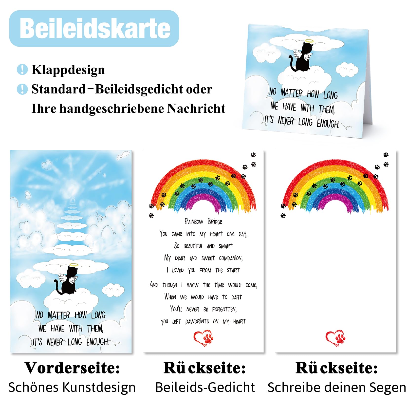 Personalisierte Urne Katze, Tierurnen für Katze mit Gravur des Namens, Datums und Zitats Ihres Haustiers, Katzenurnen aus Harz