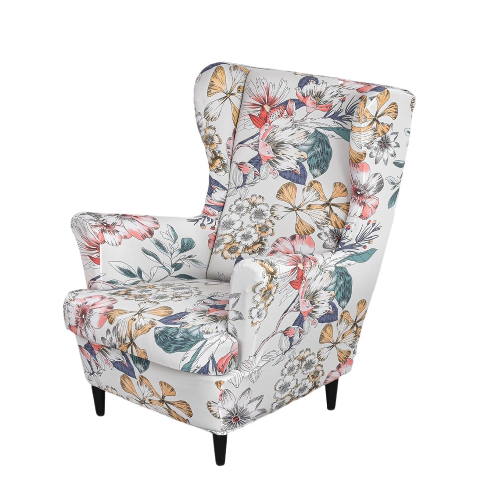 Funda para sillón orejero en Color 1 para un salón siempre elegante y limpio