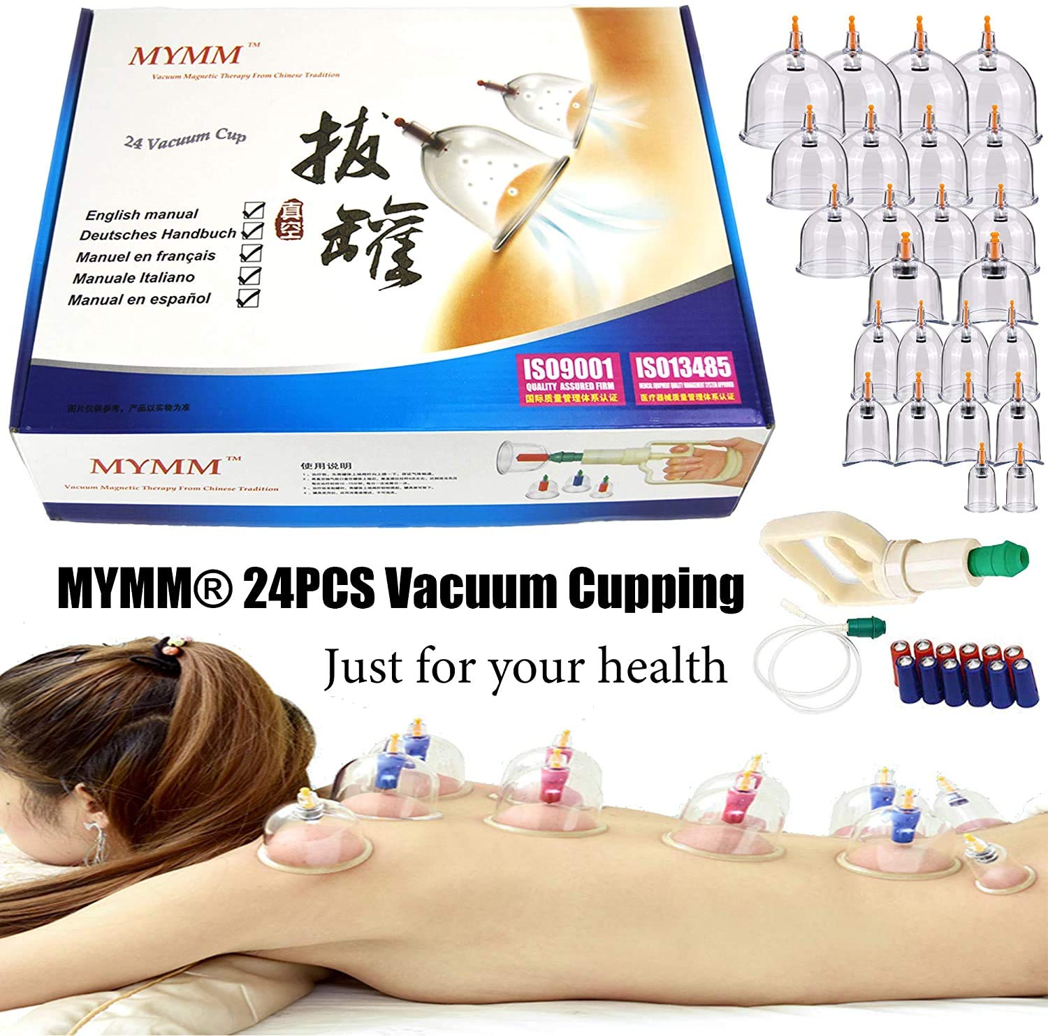24 Cupping Cups Traditional Chinese Therapy Cupping Set