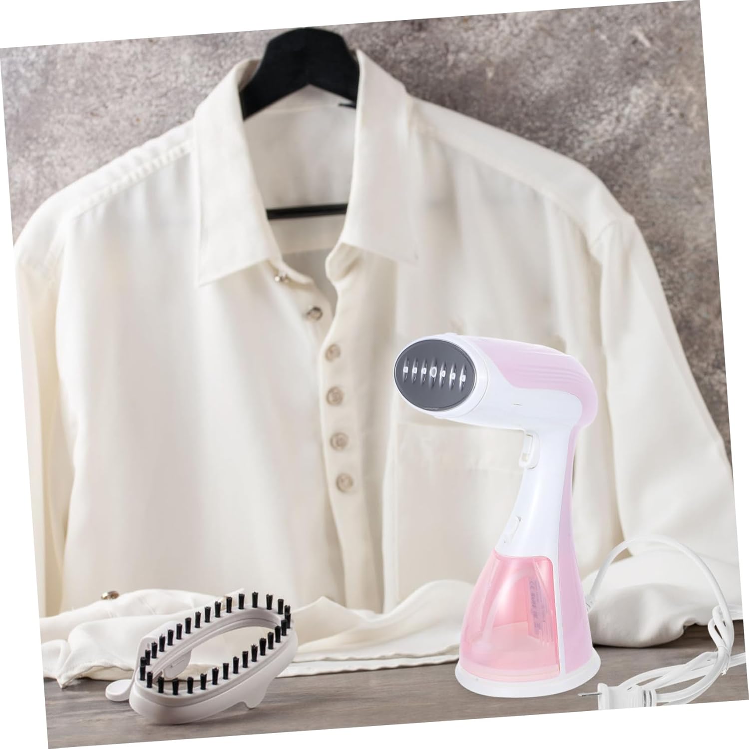 VICASKY Portable Handheld Clothes Steamer Small Steam Iron for Travel and Home Use Wrinkle Remover Ironing Machine with Stainless Steel and Abs Suitable for Satin Fabrics