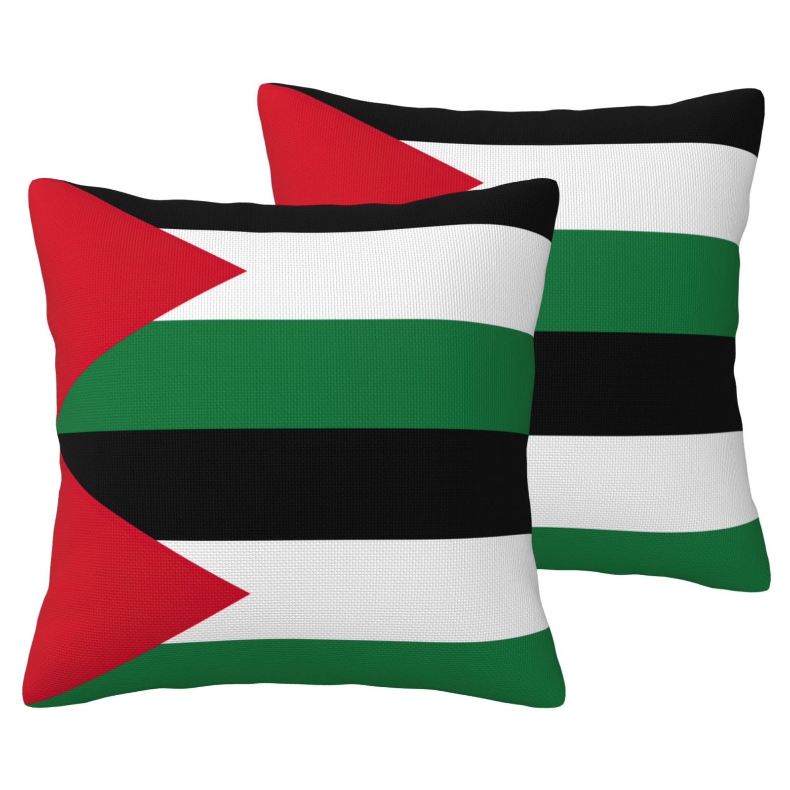 Housse de coussin drapeau palestinien EdWal pour rafra&icirc;chir un canap&eacute;