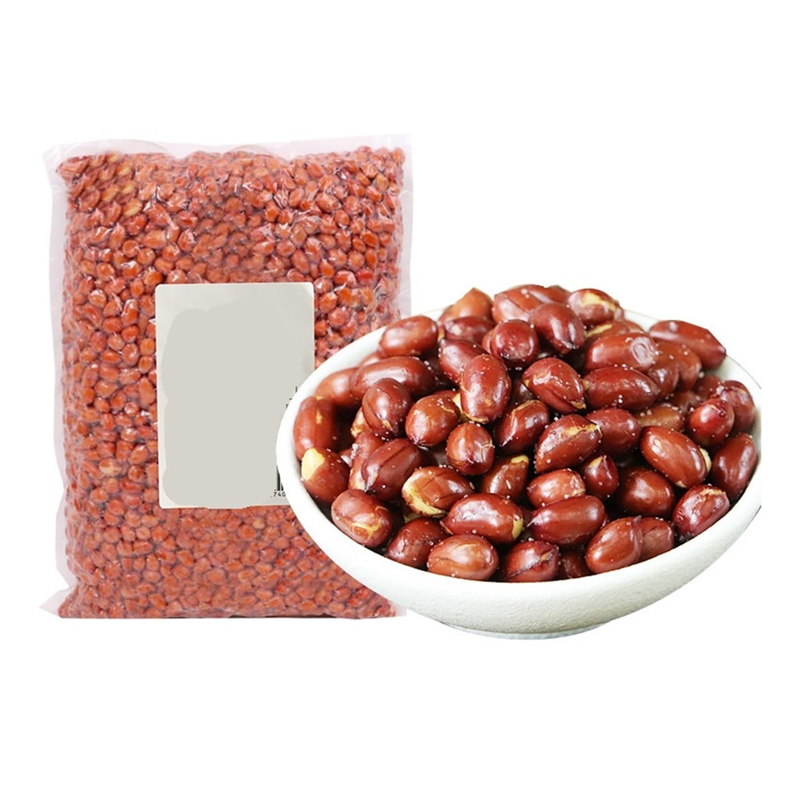 Arachidi Fritte Croccanti, 500g, Pronte da Mangiare Direttamente dalla Confezione(1bag)