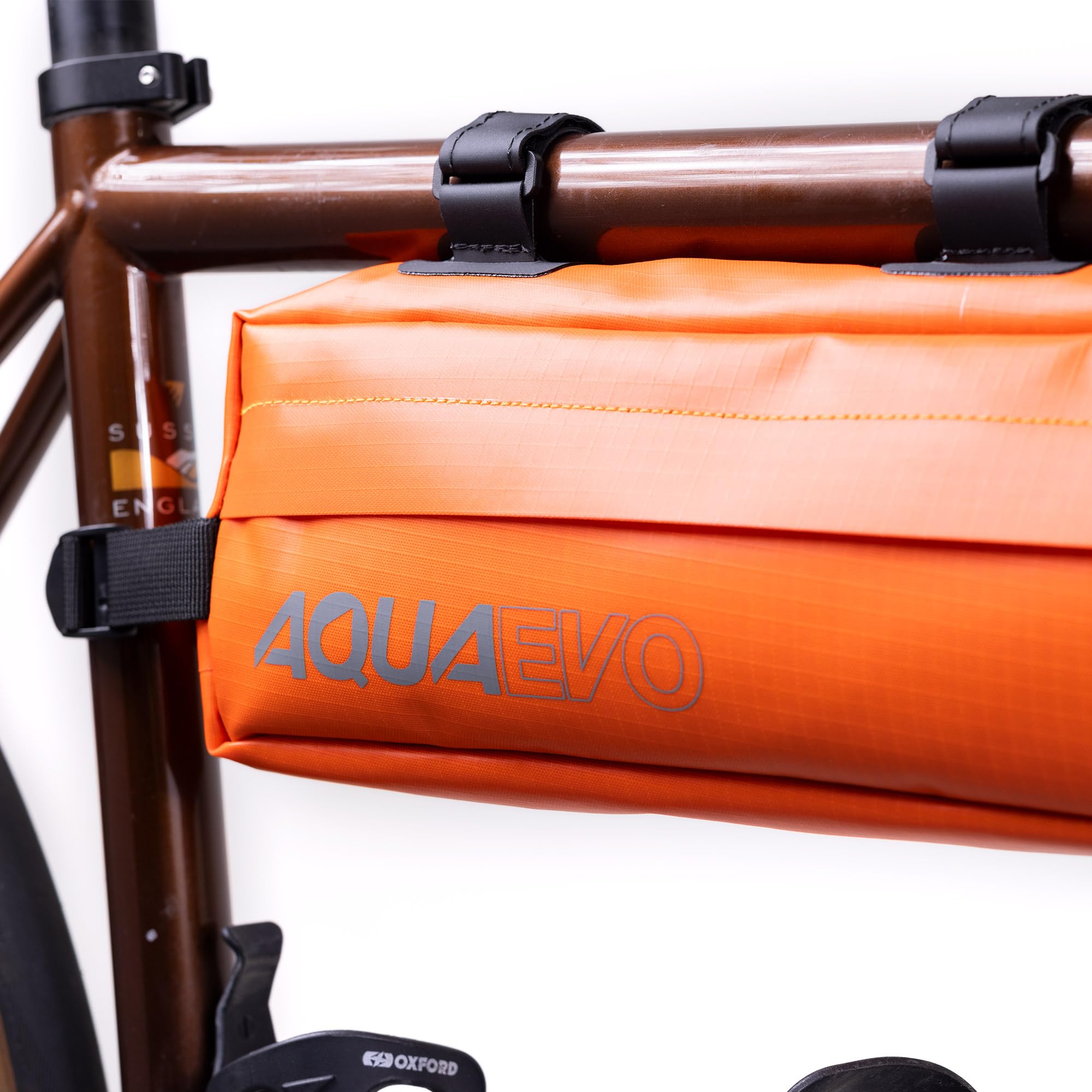 Oxford Aqua EVO Adventure - Juego de Marcos para Bicicleta, Color Naranja