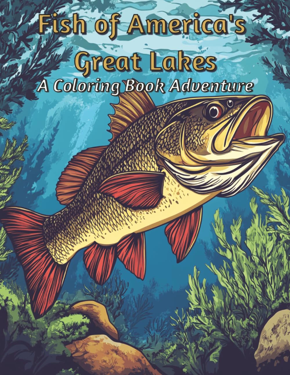 Fish of America's Great Lakes: A Coloring Book Adventure