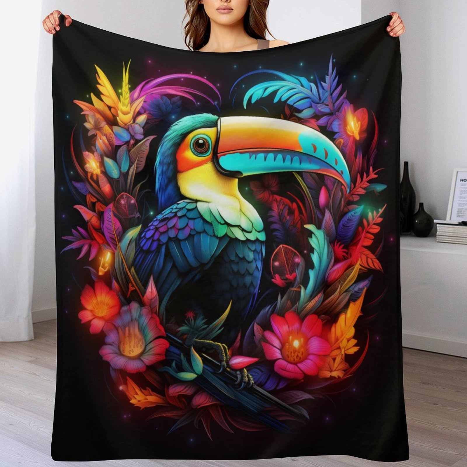 Couverture légère en polaire anti-froid - Jeté de lit flannel 150x200