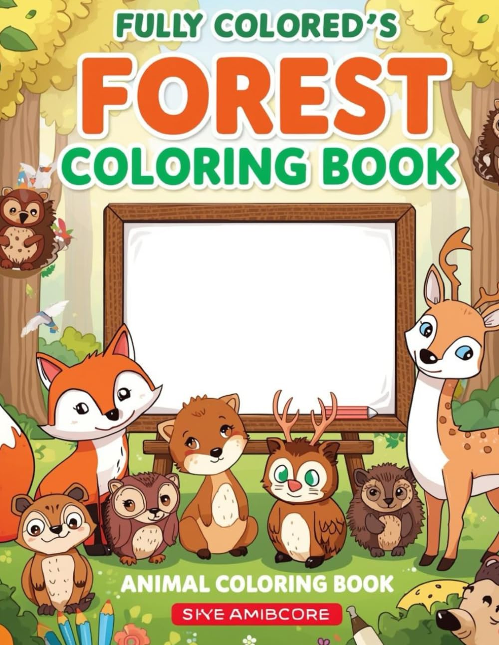 Forest Friends Coloring Book for Kids: Color the Forest! Animal Coloring Book for Kids