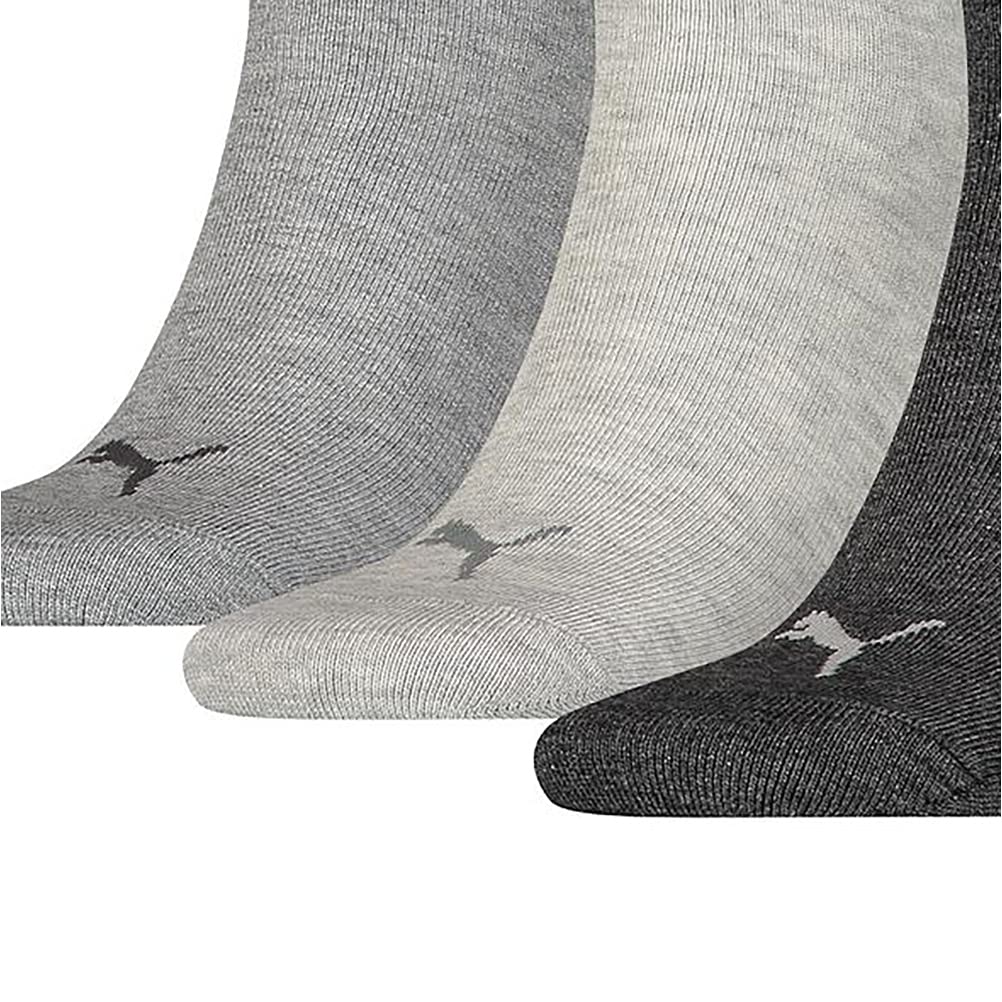 Puma Uniseks Quarter Plain Skarpety, Wielokolorowy, 46 EU / 3 pary
