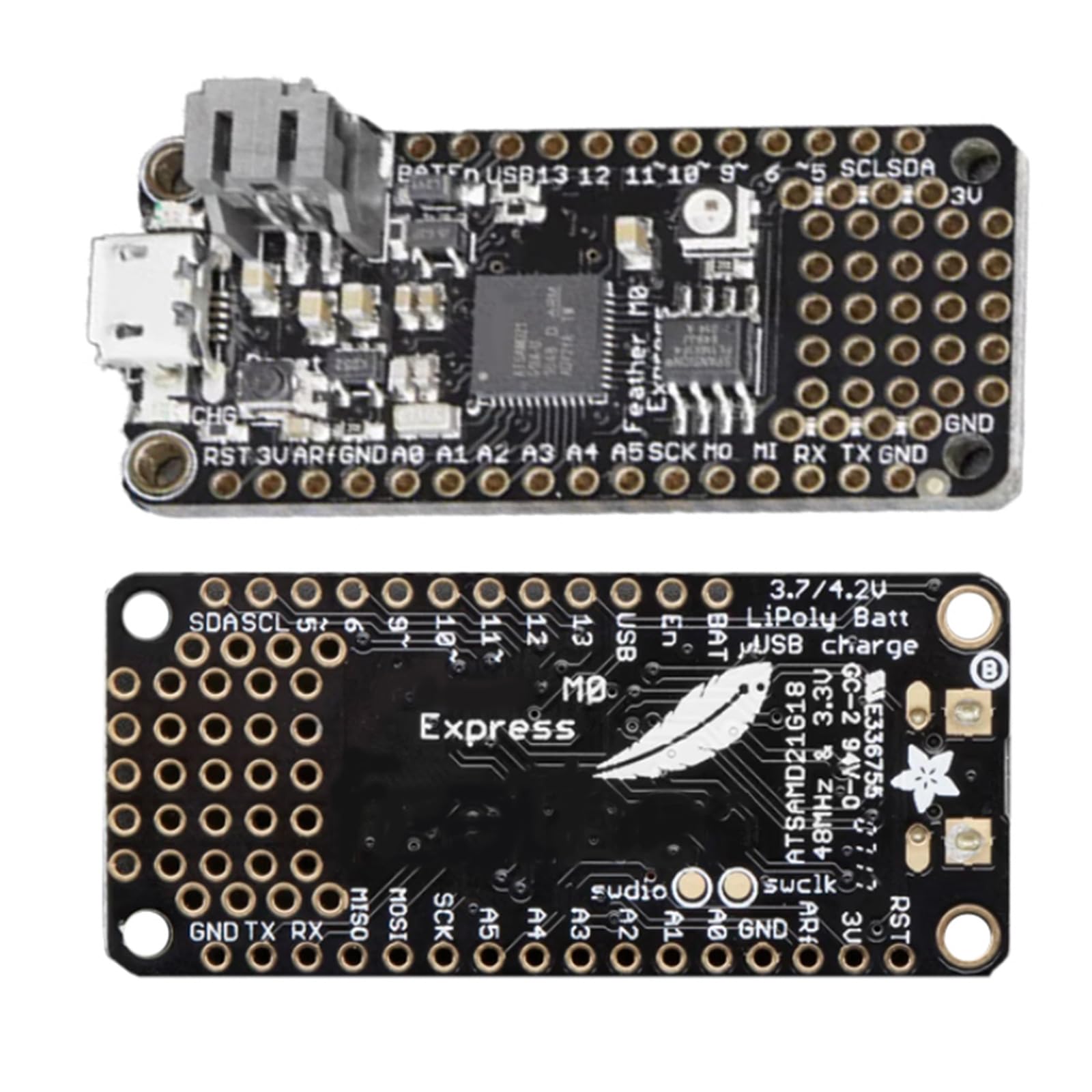 403 Plumage M0 Express ATSAMD21 M0 - Placa de desarrollo de alto rendimiento, instalación simple, pequeña para programadores, placa PCB