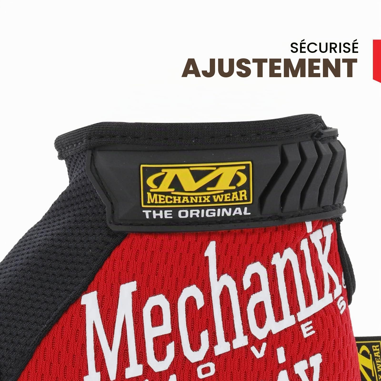 Mechanix Wear - Original Work Gants (X-Large, Rouge)