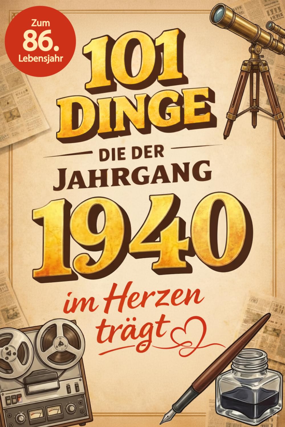 101 Dinge, die der Jahrgang 1940 im Herzen trägt: Eine nostalgische Zeitreise durch Kindheit und Jugend - Die schönsten Erinnerungen, Fakten und ... (101 Dinge — Nostalgische Jahrgangsbücher)