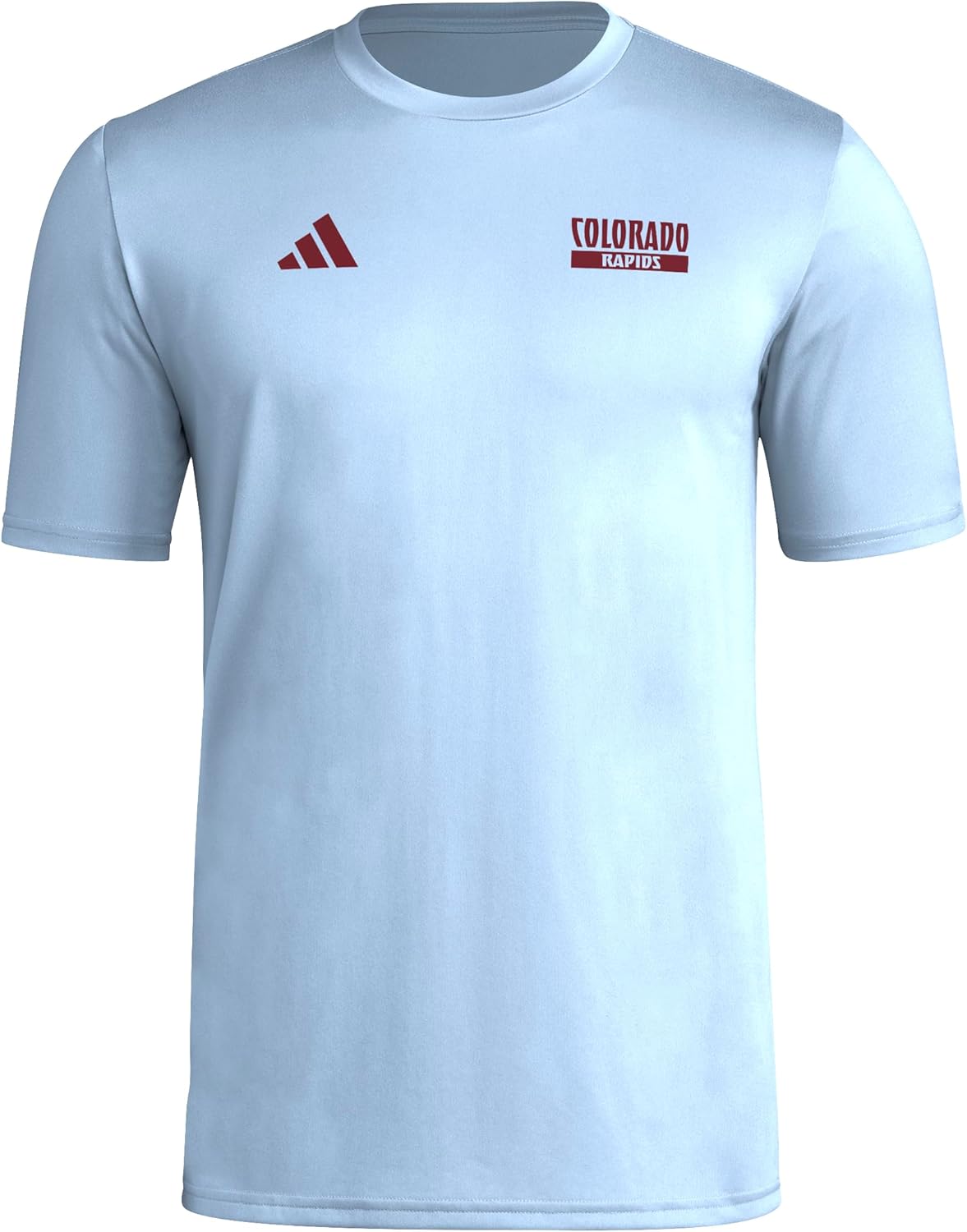 adidas Mens Colorado Rapids Local Warp Pre-Game Short Sleeve T-Shirt