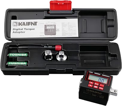 K552 Digital Torque Adapter, 3/8-Inch 5 to 100 ftlbs, Buzzer/LED Flash Notification, Dual Direction