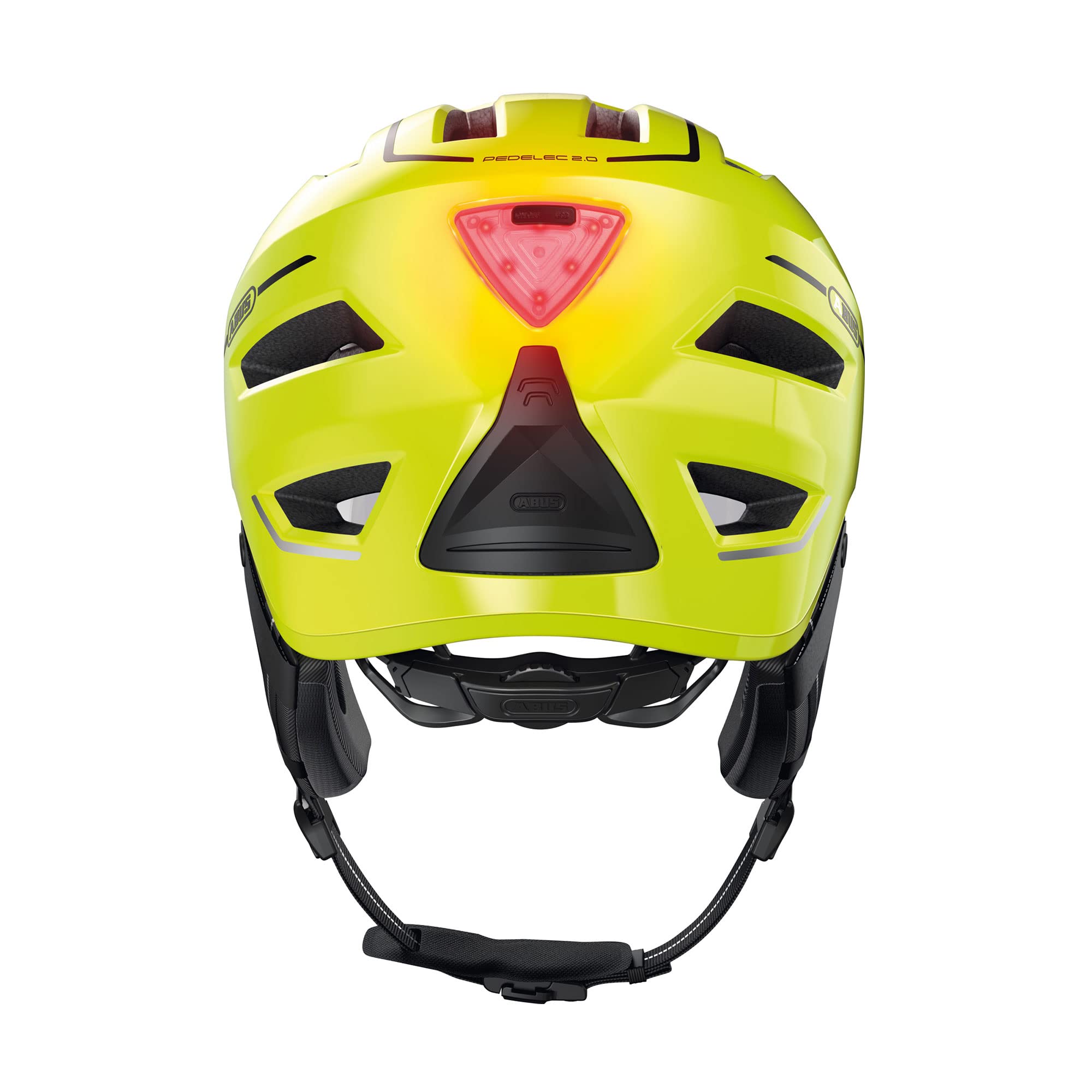 ABUS Stadthelm Pedelec 2.0 ACE - Fahrradhelm mit Rücklicht, Visier, Regenhaube, Ohrenschutz - für Damen und Herren