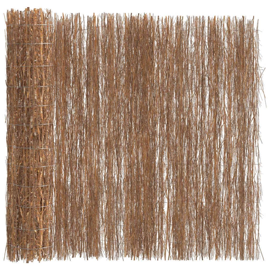 Natural Brushwood Fence 400x100 cm Garden Screening Privacy Windbreak Sun Shade Durable Reed Fencing Panel for Backyard Patio Pathway Boundary