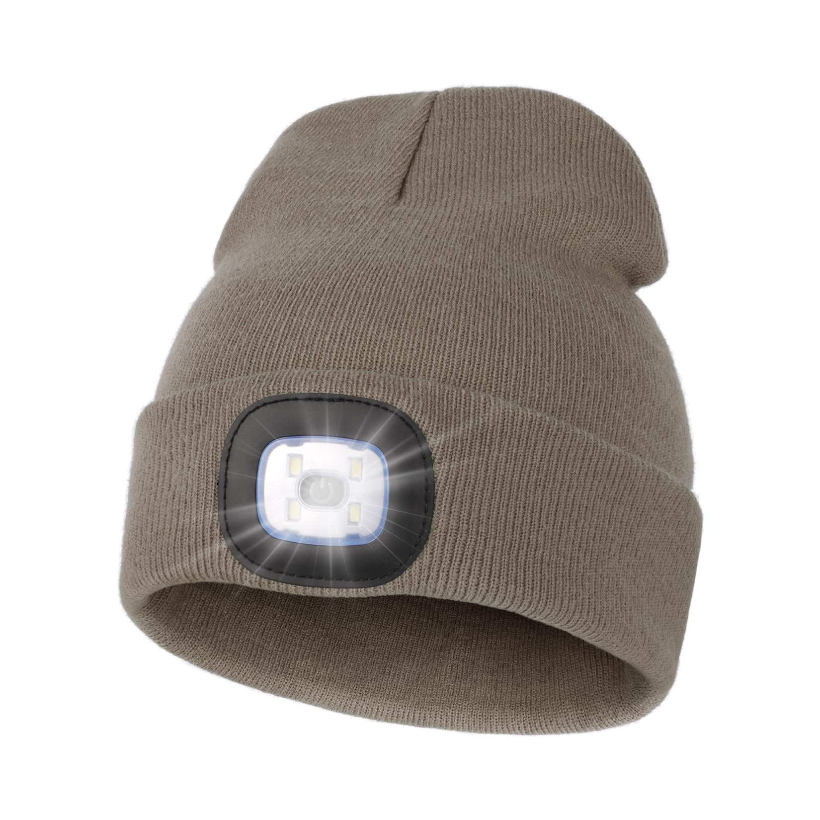 MELASA Unisex Beanie with The Light Hands Free Winter Beanie Gifts for Men