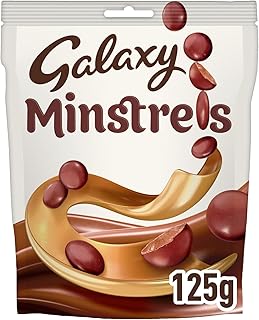Galaxy Minstrels Milk Chocolate Pouch 125g Chocolate Bag