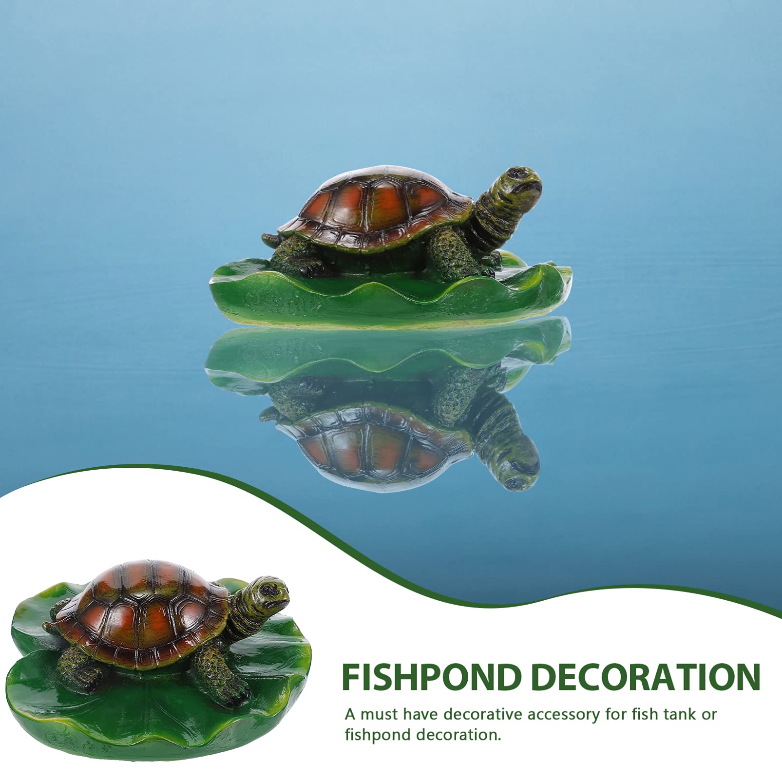 1pezzi Statuetta Galleggiante Per Decorazione Da Giardino Simulazione Per Fontane e Laghetti Ornamento Per Piscina e Pesci Decorazione Naturale e Realistica