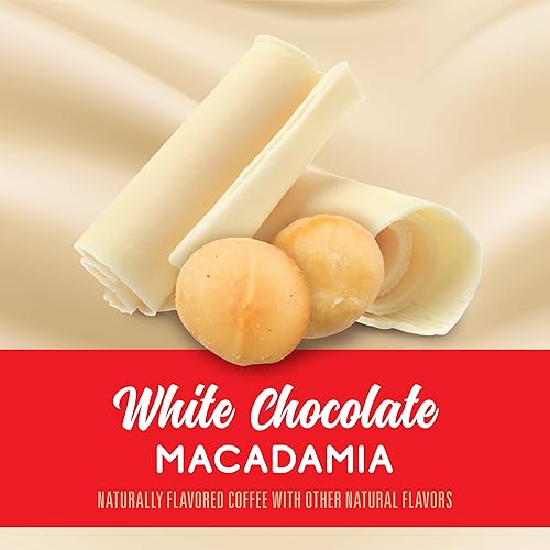 Miniatura 7 de Community Coffee - 60 cápsulas de café con sabor a macadamia de chocolate blanco de edición limitada, tostado medio, compatible con cafeteras Keurig