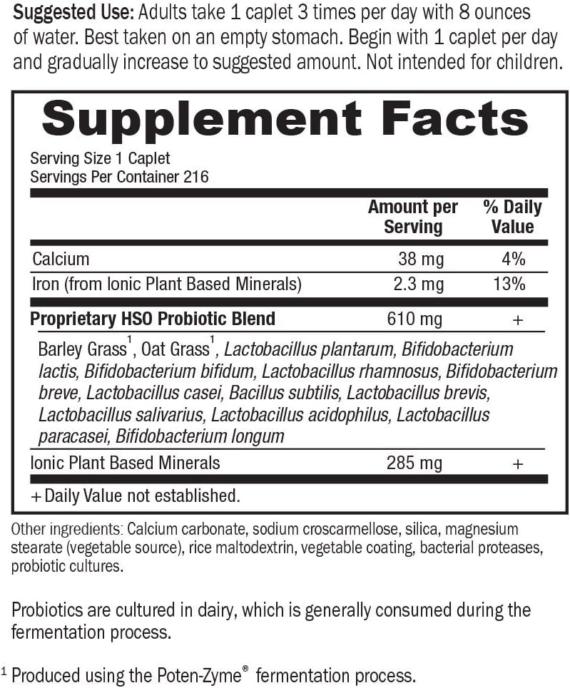 Garden of Life Whole Food Primal Defense HSO Probiotic Dietary Supplement for Digestive and Gut Health, 216 Vegetarian Caplets : Everything Else