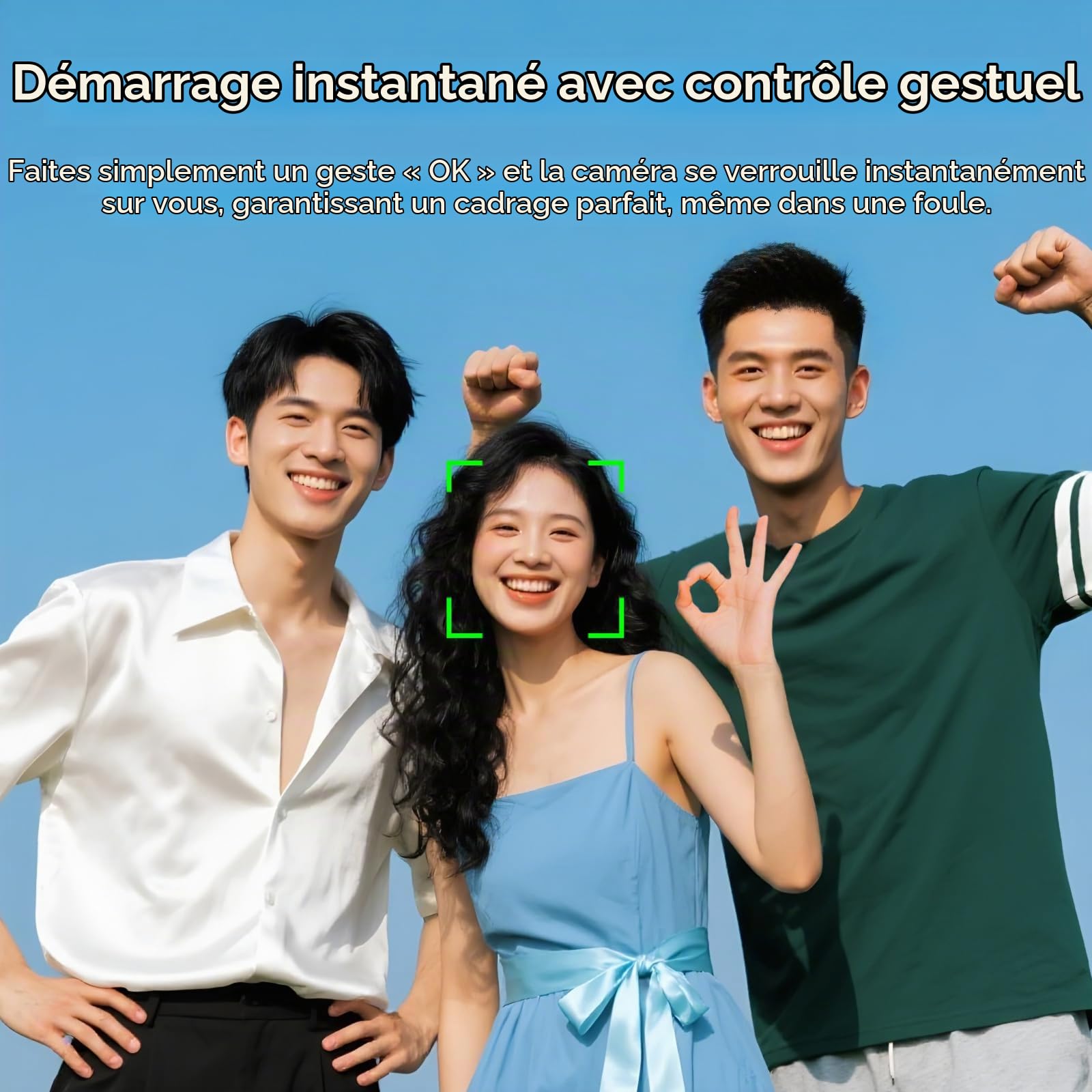Ulanzi TT23M Trépied Magnétique 160cm avec Visage 360° Suivi Automatique