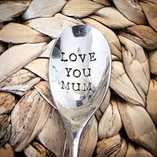 LOVE YOU MUM unique mother’s day quirky lockdown pandemic valentines birthday teaspoon present gift for tea coffee loving mum mother mama mom