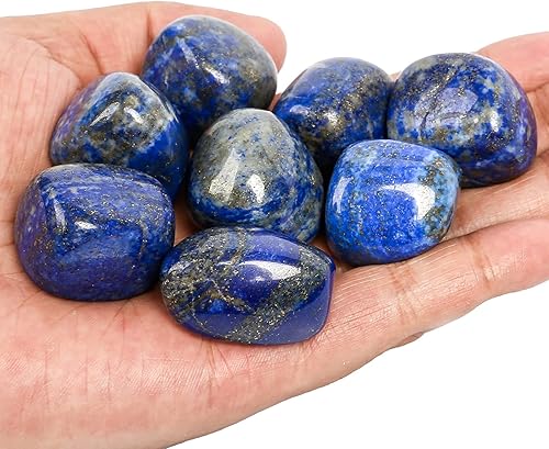 Miniatura 21 de ZenQ Piedras de ojo de tigres caídos de 1/2 libra para curación de Wicca, Reiki y cristales energéticos, piedra de ojo de tigre natural de Sudáfrica
