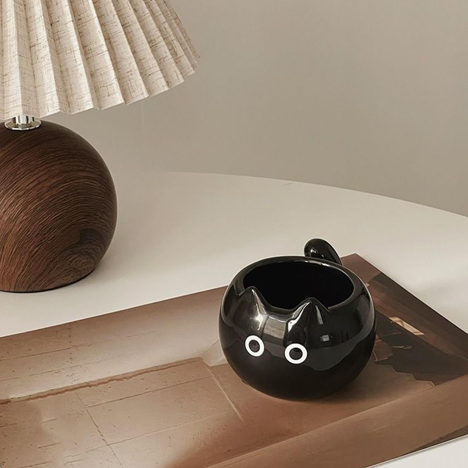 Taza de café gato | Taza de té de cerámica gatito siamés de 210 ml | Taza linda del gato | taza de café de té en | Tazas para hombres y mujeres bebidas calientes | Tazas de agua lindas |