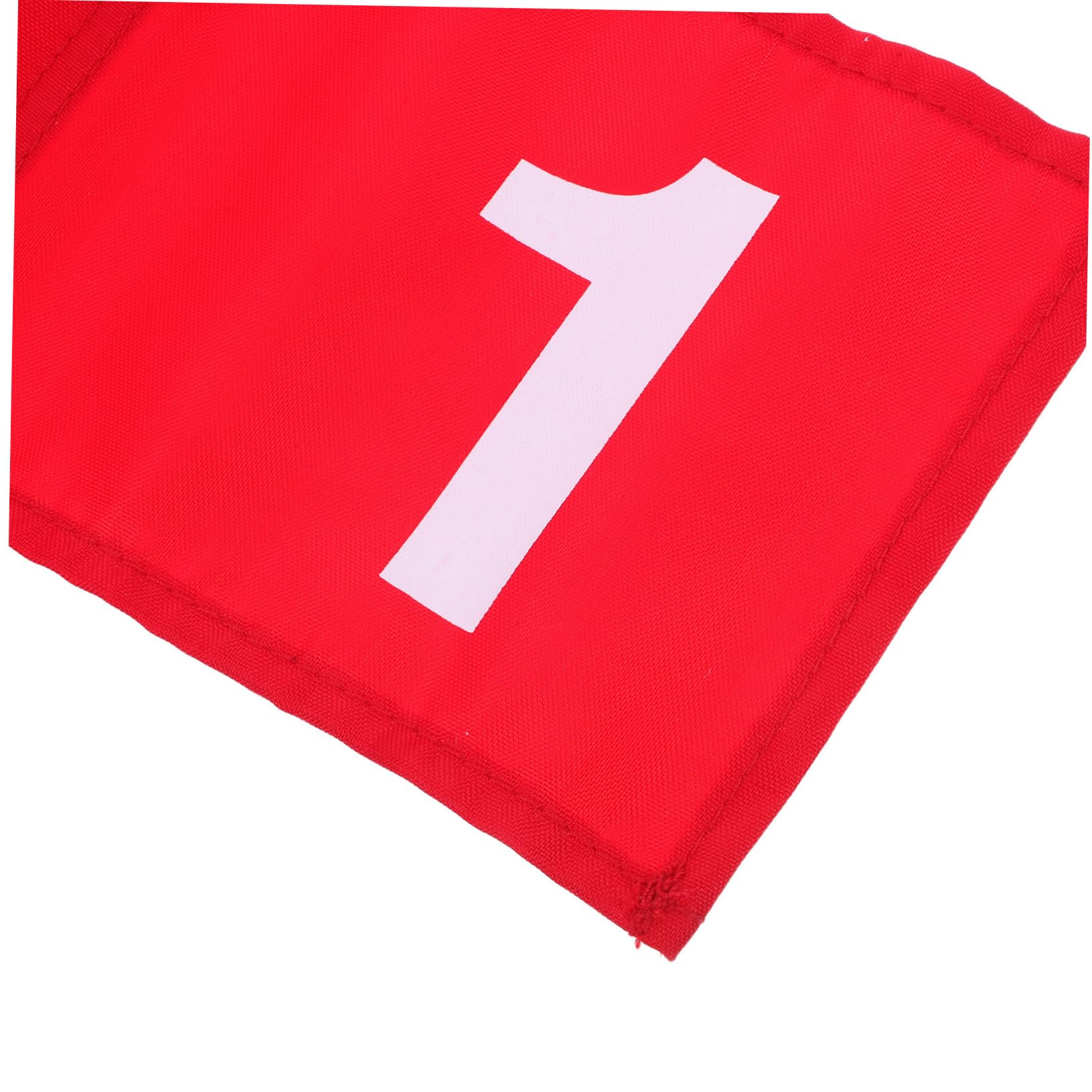 HANABASS Bandiere da Golf da 4 Pezzi in Nylon Rosso Resistenti e Facili da Trasportare per Allenamento Golf Pratico e Miglioramento Precisione Sul Campo