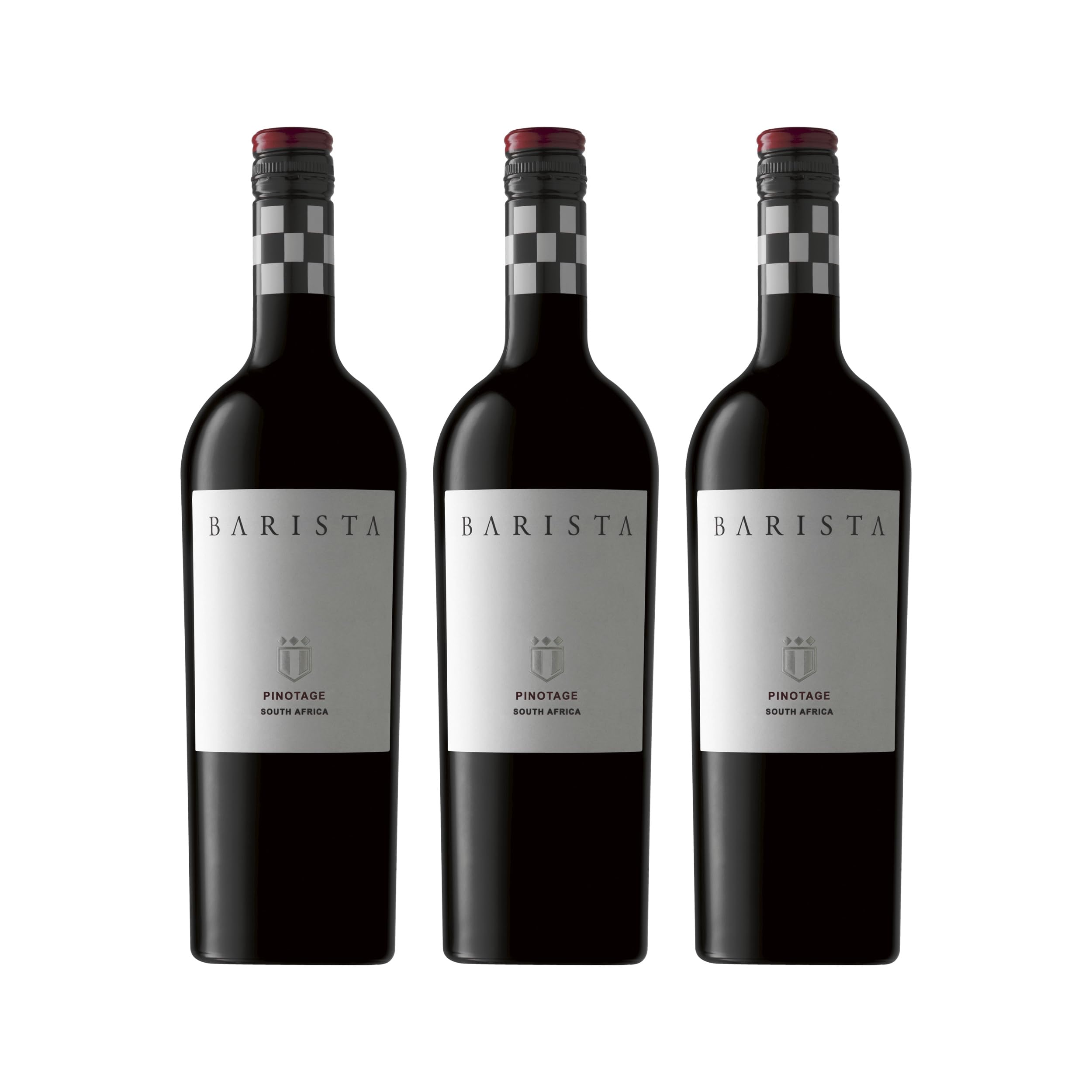 Barista Pinotage Rotwein Rot trocken Südafrika inkl. FeinWert E-Book (3 x 0.75 l)
