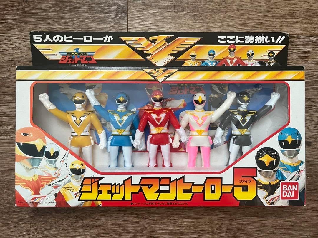 キャラエッグ戦隊ヒーローシリーズ 鳥人戦隊ジェットマン フィギュア ソフビ人形 ジェットマンヒーロー5 鳥人戦隊ジェットマン ソフビ キャラエッグ戦隊