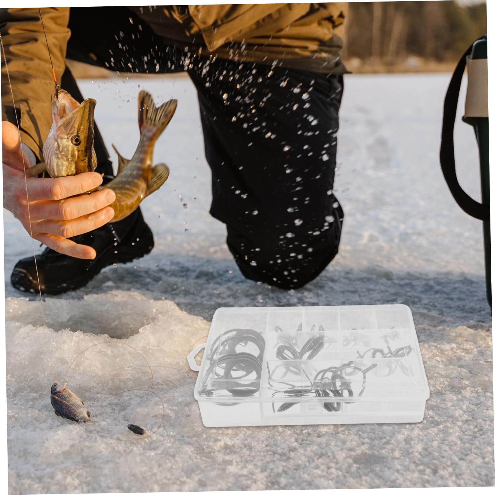 Kisangel 45pezzi Kit di Riparazione per Punta della Canne da Pesca Carbonio con Anelli Ceramici per Pesca Mare e Fiume Strumenti Versatili per La Riparazione