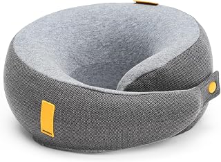 MOKOBARA The Travel Pillow | Memory Foam Neck Support Cushion | Ergonomic Cervical Pain Relief | Adjustable Headrest for A... Price In India