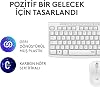 logitech MK295 Silent Wireless Turkish Keyboard Mouse Set White