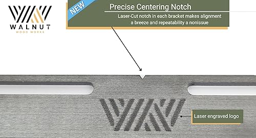 Miniatura 28 de Soporte de estante flotante: soportes de estante ocultos de 12 pulgadas, capacidad de peso de 150 libras, soporta estantes flotantes montados