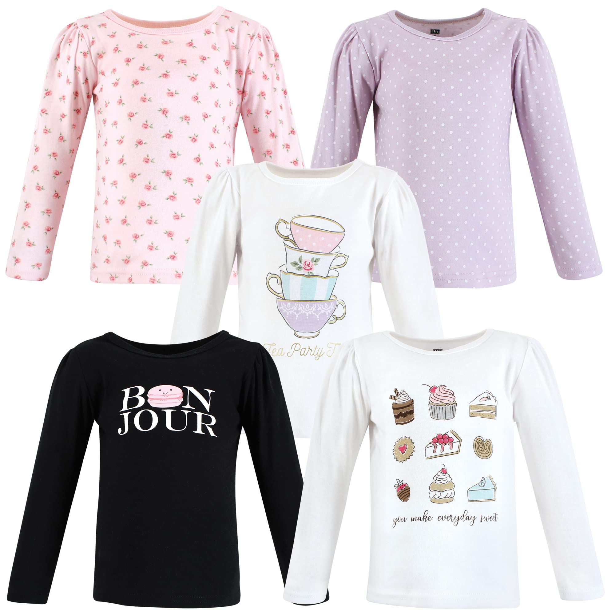 Hudson Baby Baby-Girls Long Sleeve T-Shirts