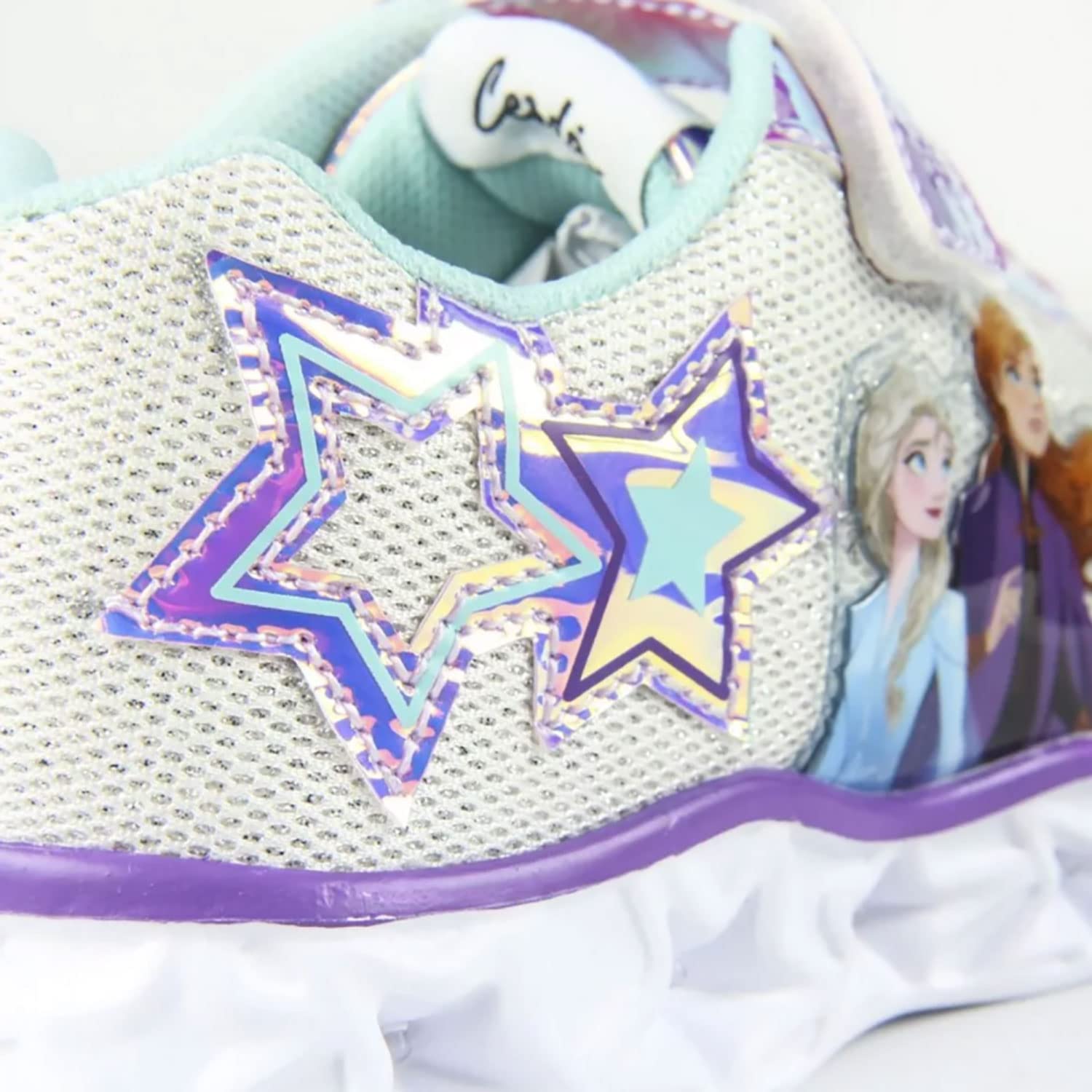 Disney Frozen Elsa - Zapatillas deportivas para niña con luces LED 4960