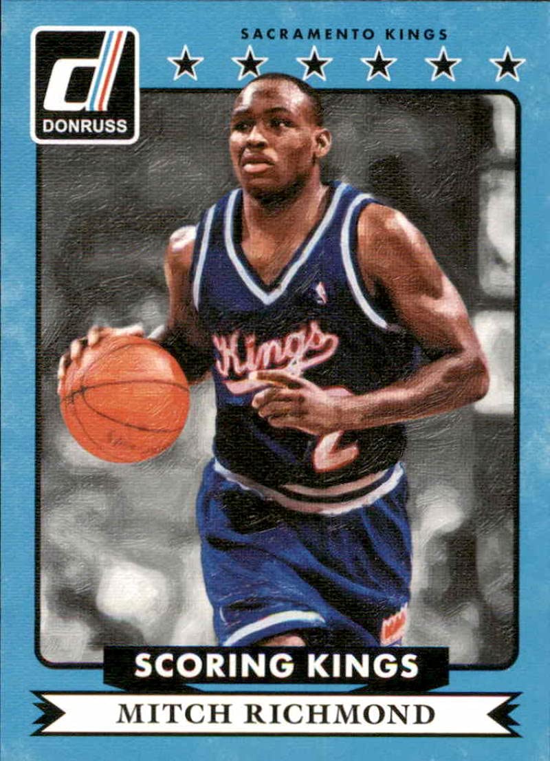 Basketball NBA 2014-15 Donruss Scoring Kings #30 Mitch Richmond #30 NM Near Mint Sac Kings